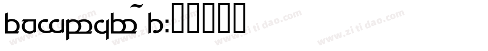 Tengwar 03字体转换